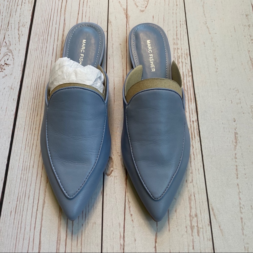 Marc Fisher - Women’s Blue Slide On Loafers